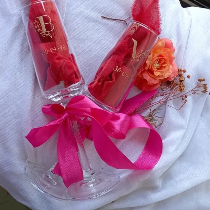 Customized Engraved Wine Glass