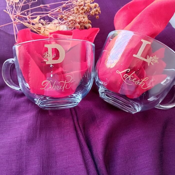 Customized Engraved Tea Cups