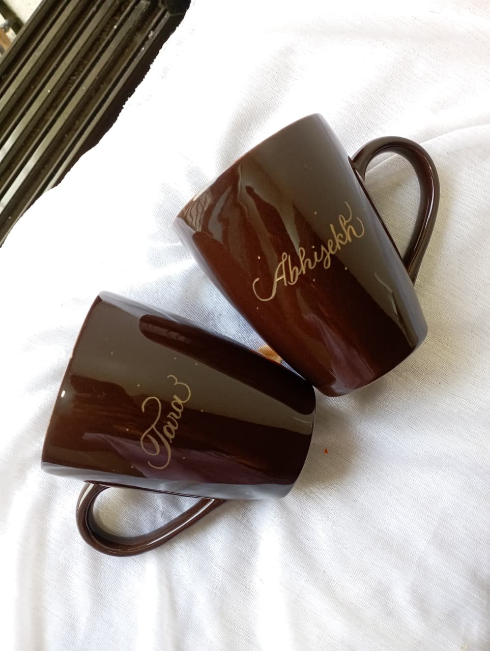 Customized Engraved Large Coffee Mugs